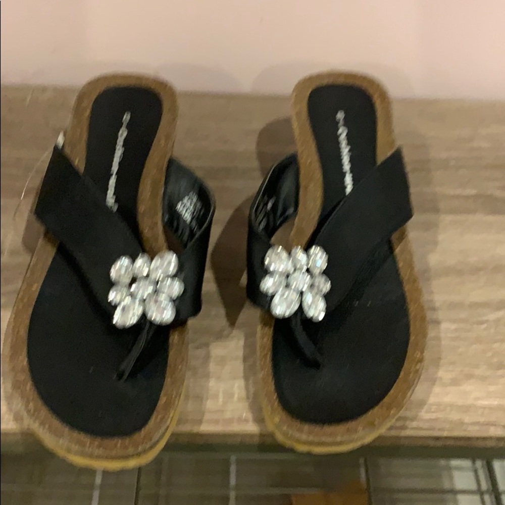 New never worn sandals